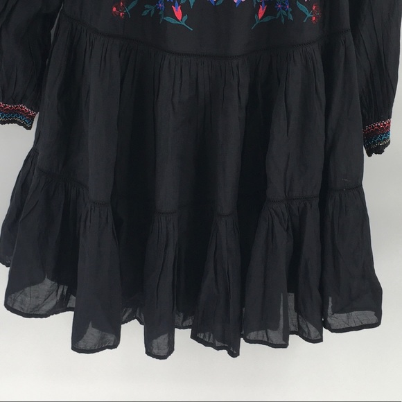 NWT Free People Off Shoulder Boho Embroid … - Picture 5 of 11